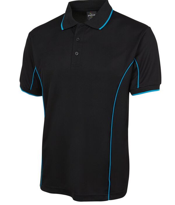 MENS PODIUM S/S PIPING POLO Thumbnail