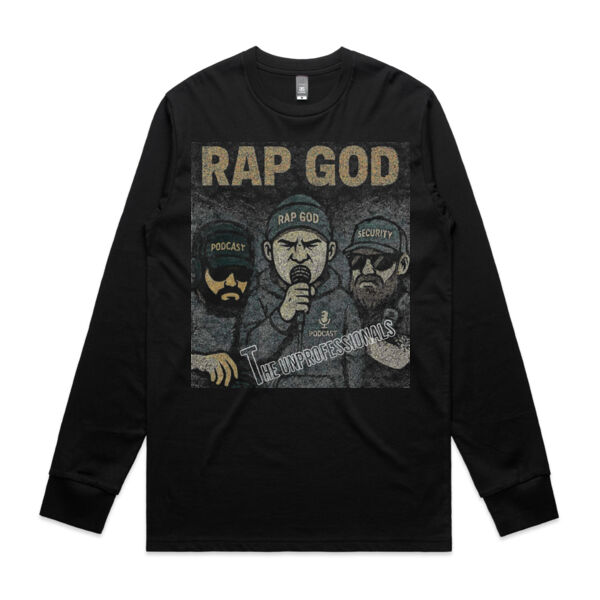 6003-Unprofessional-Rap-God-105025Y - MENS STAPLE LS TEE Thumbnail
