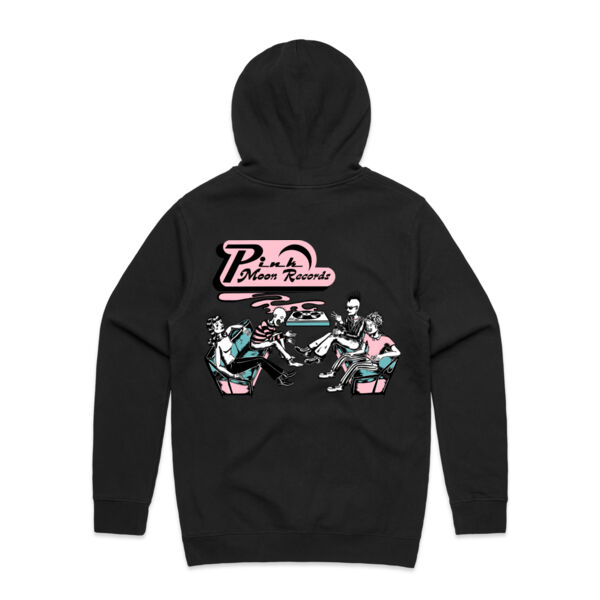 6012-Pink-Moon-Records-105056Y - MENS STENCIL HOOD Thumbnail