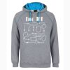 MENS CONTRAST FLEECY  HOOD Thumbnail