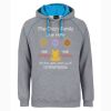 MENS CONTRAST FLEECY  HOOD Thumbnail