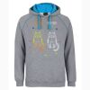 MENS CONTRAST FLEECY  HOOD Thumbnail