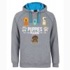 MENS CONTRAST FLEECY  HOOD Thumbnail
