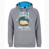 MENS CONTRAST FLEECY  HOOD Thumbnail