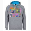 MENS CONTRAST FLEECY  HOOD Thumbnail