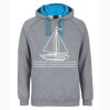 MENS CONTRAST FLEECY  HOOD Thumbnail