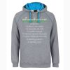 MENS CONTRAST FLEECY  HOOD Thumbnail
