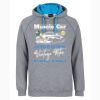 MENS CONTRAST FLEECY  HOOD Thumbnail